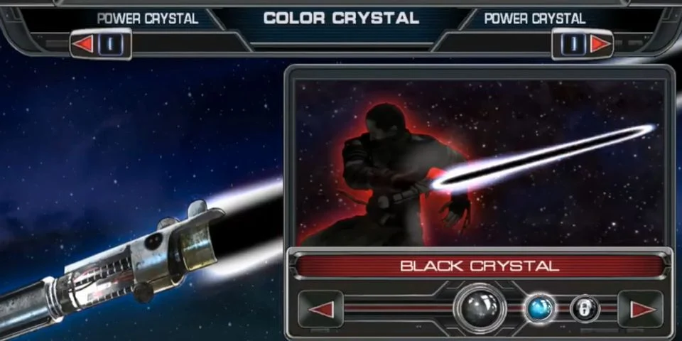 Sable de Luz Negra- Star wars: la fuerza desatada