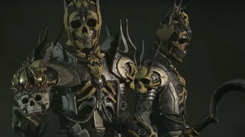 Activison Blizzard revela armas y armaduras para la nueva clase Nigromante. 