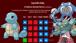 pokemon wordle Squirdle 1245