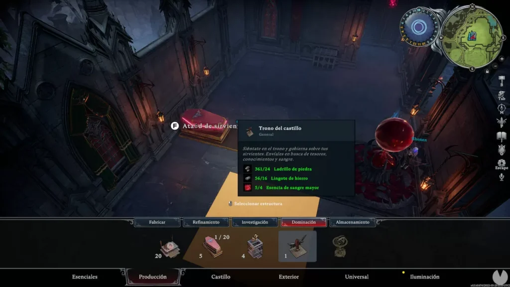 Sirvientes en V Rising