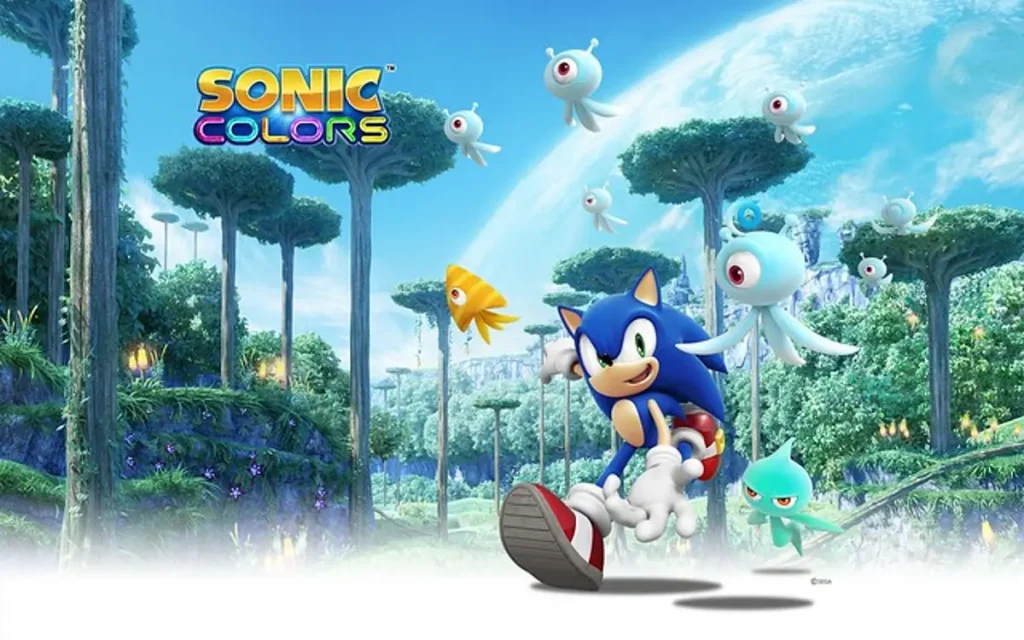 Sonic colours logo evelon