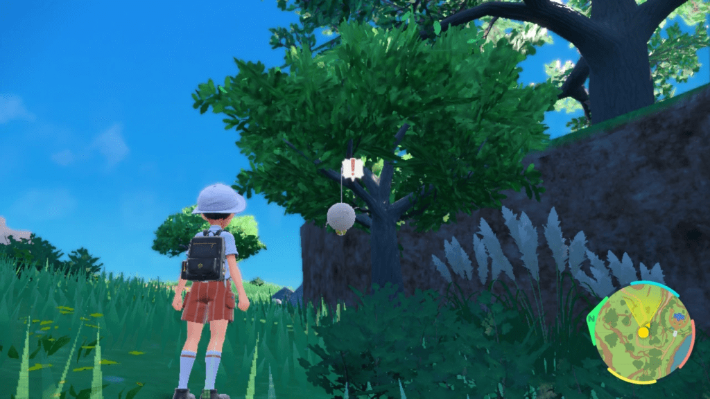 atrapar Pokémon en los árboles