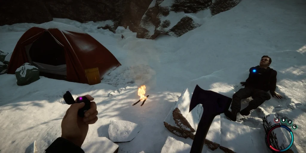 Hacer una hoguera en Sons of The Forest