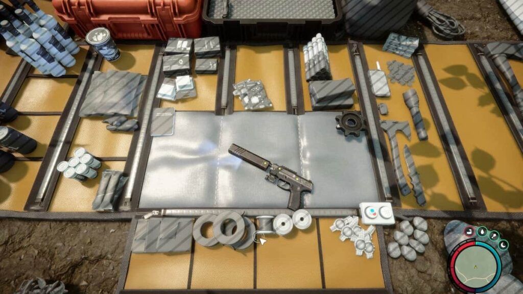 cómo conseguir la pistola en sons of the forest