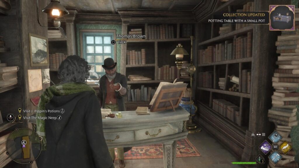 vender equipo en Hogwarts Legacy 2