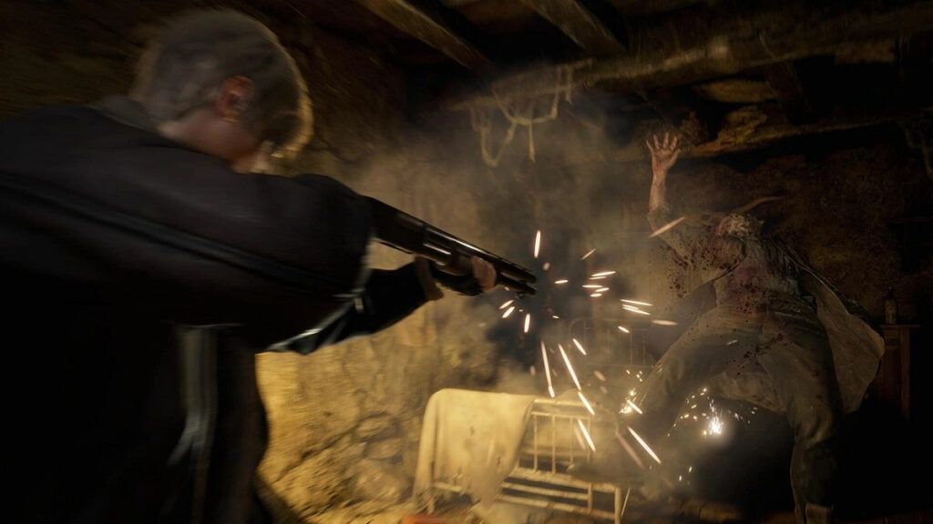 cómo conseguir la escopeta en Resident Evil 4 Ramake