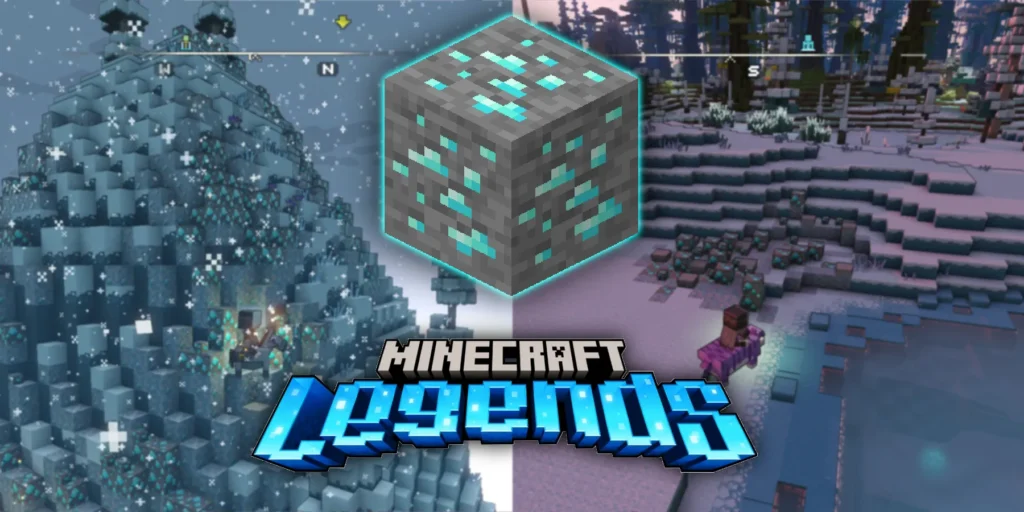encontrar diamantes en minecraft legends
