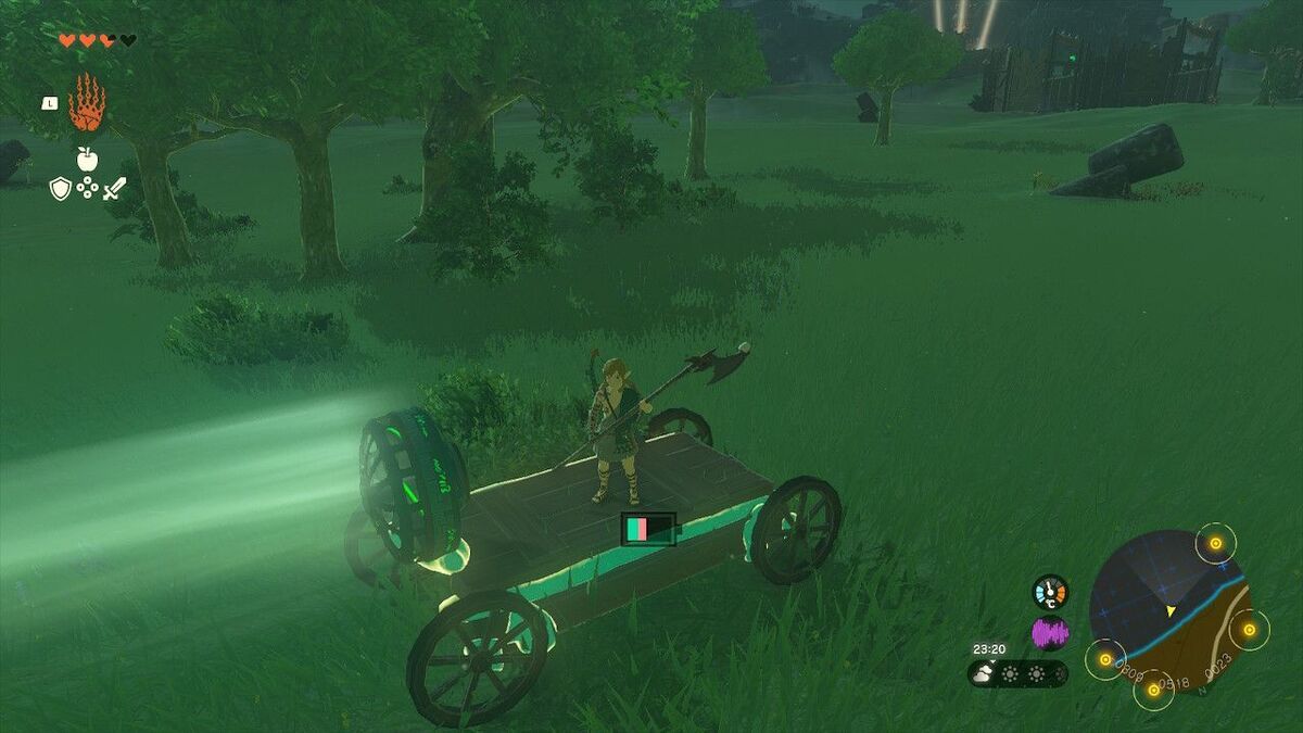 Cómo construir un coche en Zelda Tears of the Kingdom