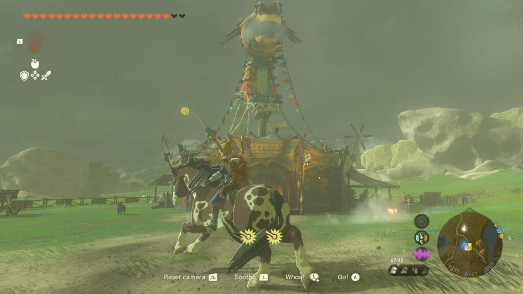cómo encontrar establos en Zelda Tears of the Kingdom