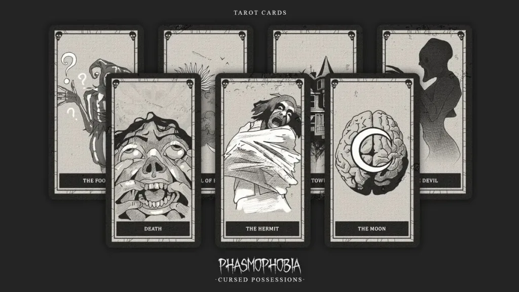 Cómo usar las cartas del Tarot en Phasmophobia