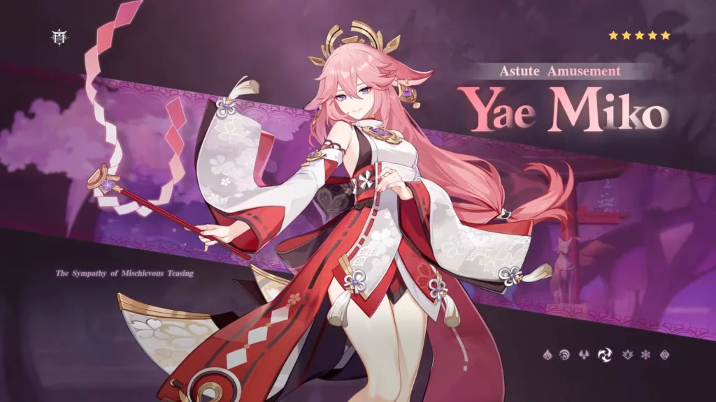 Mejor build para Yae Miko Genshin Impact