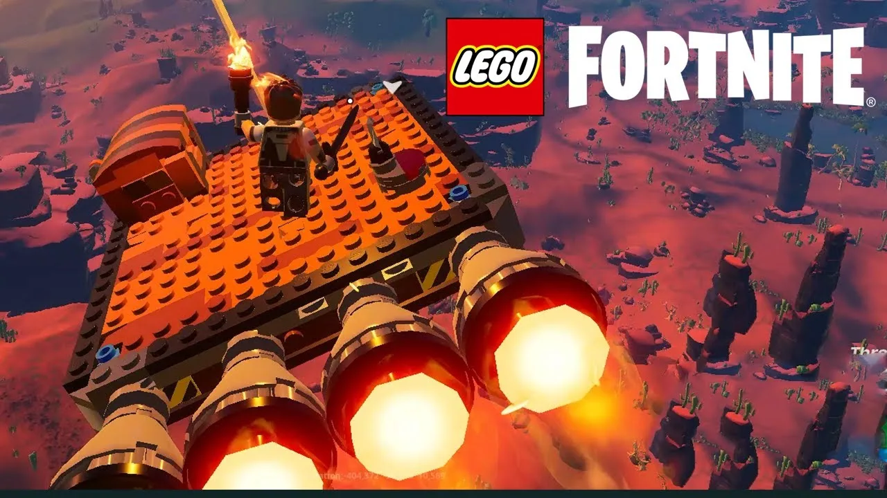Cómo volar en LEGO Fortnite