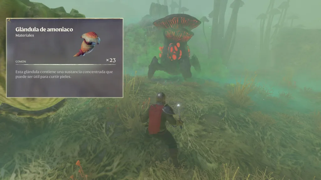 Cómo conseguir Glándulas de Amoniaco en Enshrouded