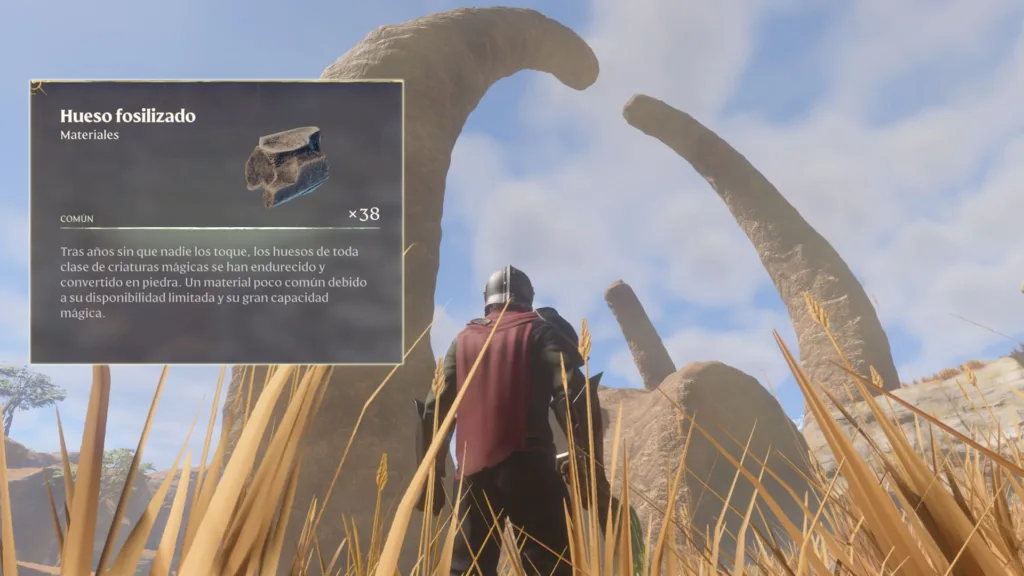 Cómo conseguir hueso fosilizado en Enshrouded