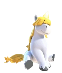 Unicornio: "Unicornio curando héroes en Clash of Clans