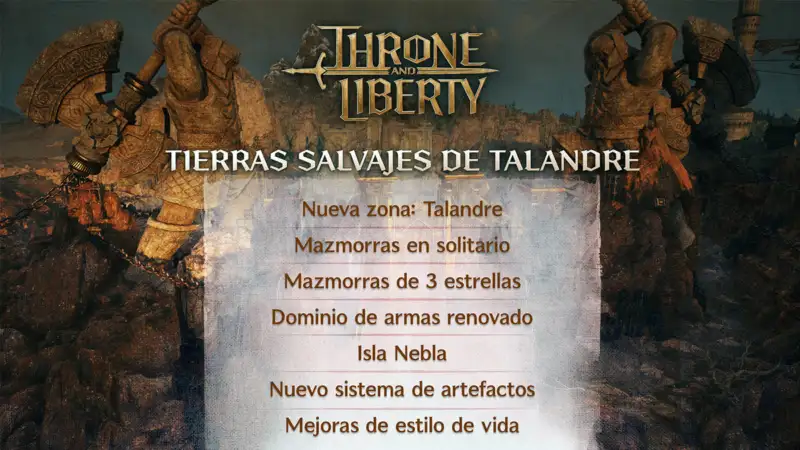 Fronteras de Talandre: Todo lo que trae la nueva expansión de Throne and Liberty