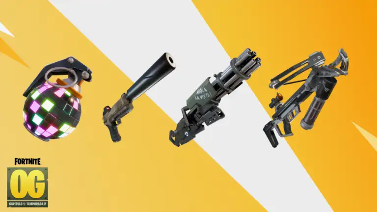 Todas las armas del Pase de Batalla de Fortnite OG Temporada 2