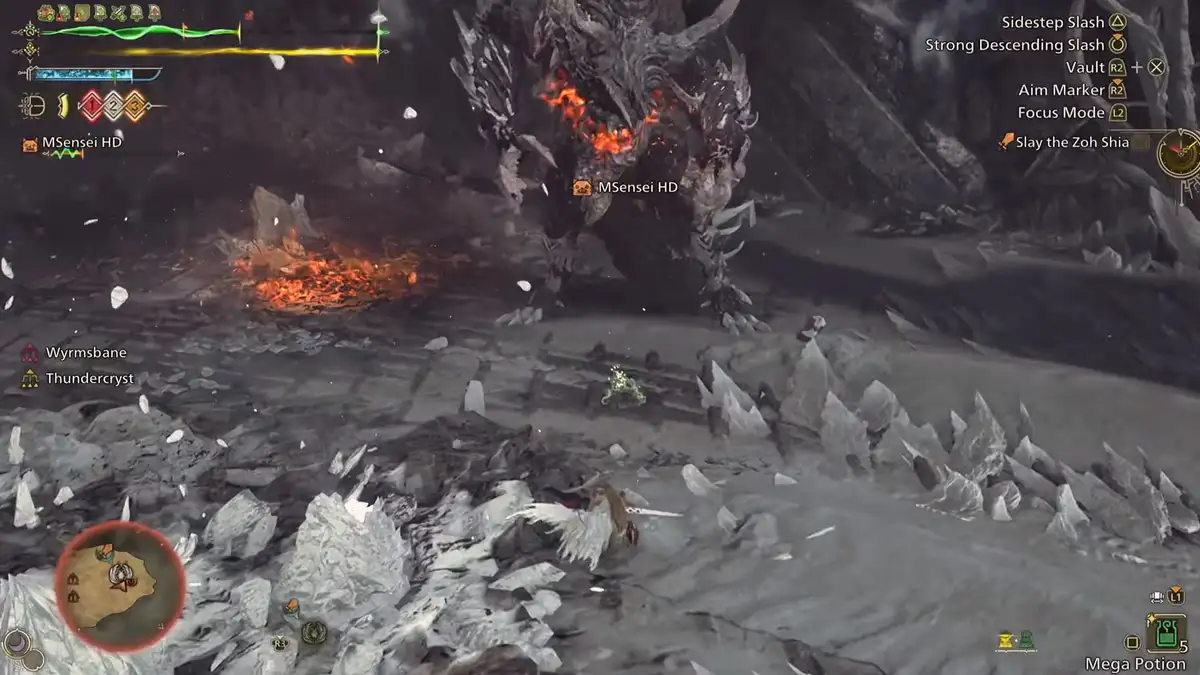 Monster Hunter Wilds: Cómo esquivar el ataque de fuego de Zoh Shia Hipercurtido 5 ¿Cómo derrotar a Zoh Shia Hipercurtido?