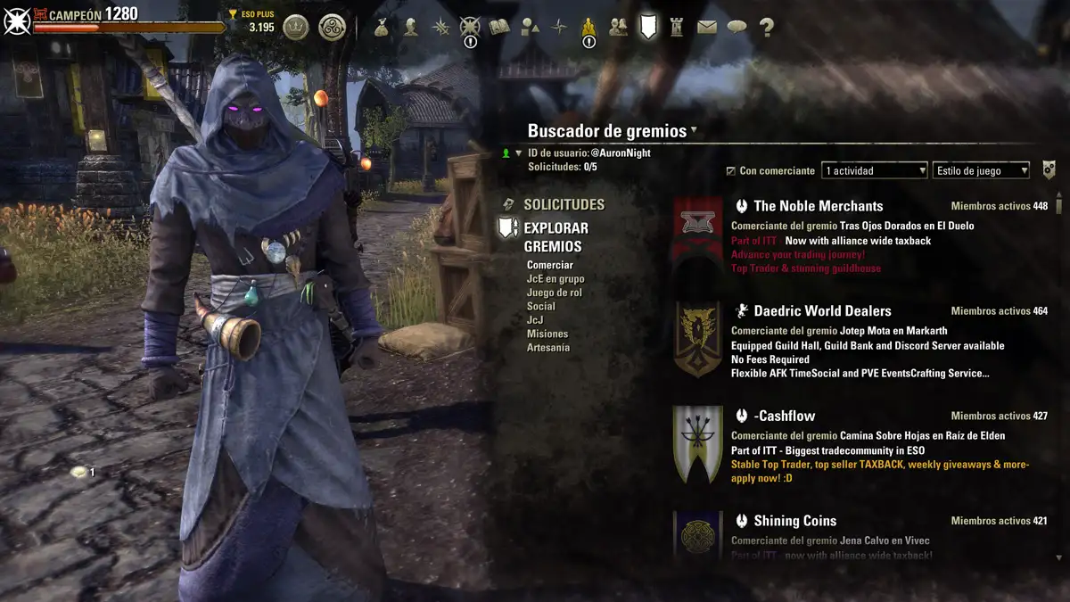 Cómo conseguir oro en The Elder Scrolls Online 1 Cómo unirse a un gremio de comercio en TESO y vender más