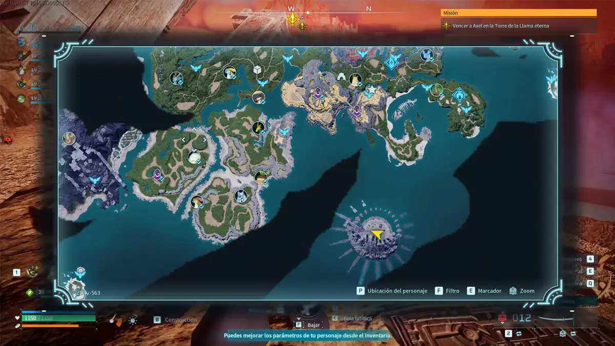 Cómo conseguir a Zoe en Palworld 3 Mapa donde coneguir a Grizzbolt en Palworld