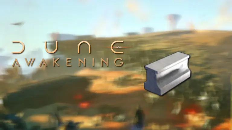 Cómo conseguir lingotes de acero en Dune Awakening