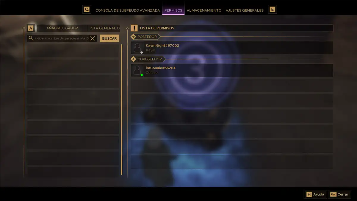 Cómo dar permisos en tu base a un amigo en Dune Awakening 2 Consola Subfeudo para dar permisos de construcción a un amigo en Dune Awakening