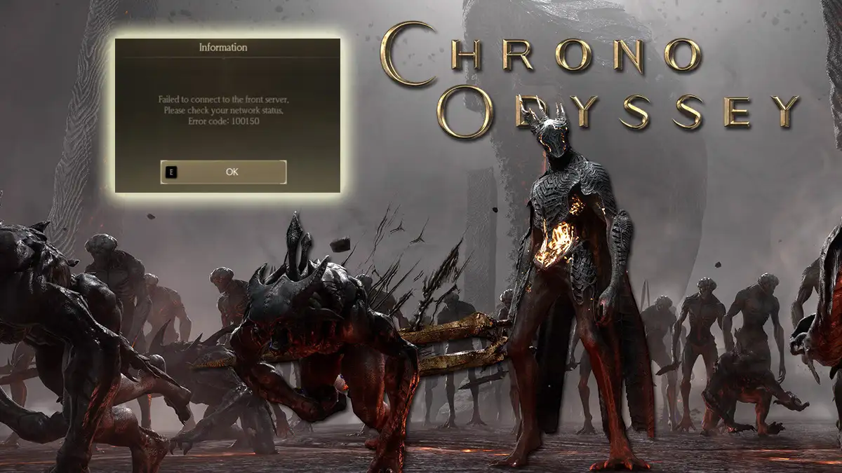 Cómo solucionar el error 100150 en Chrono Odyssey
