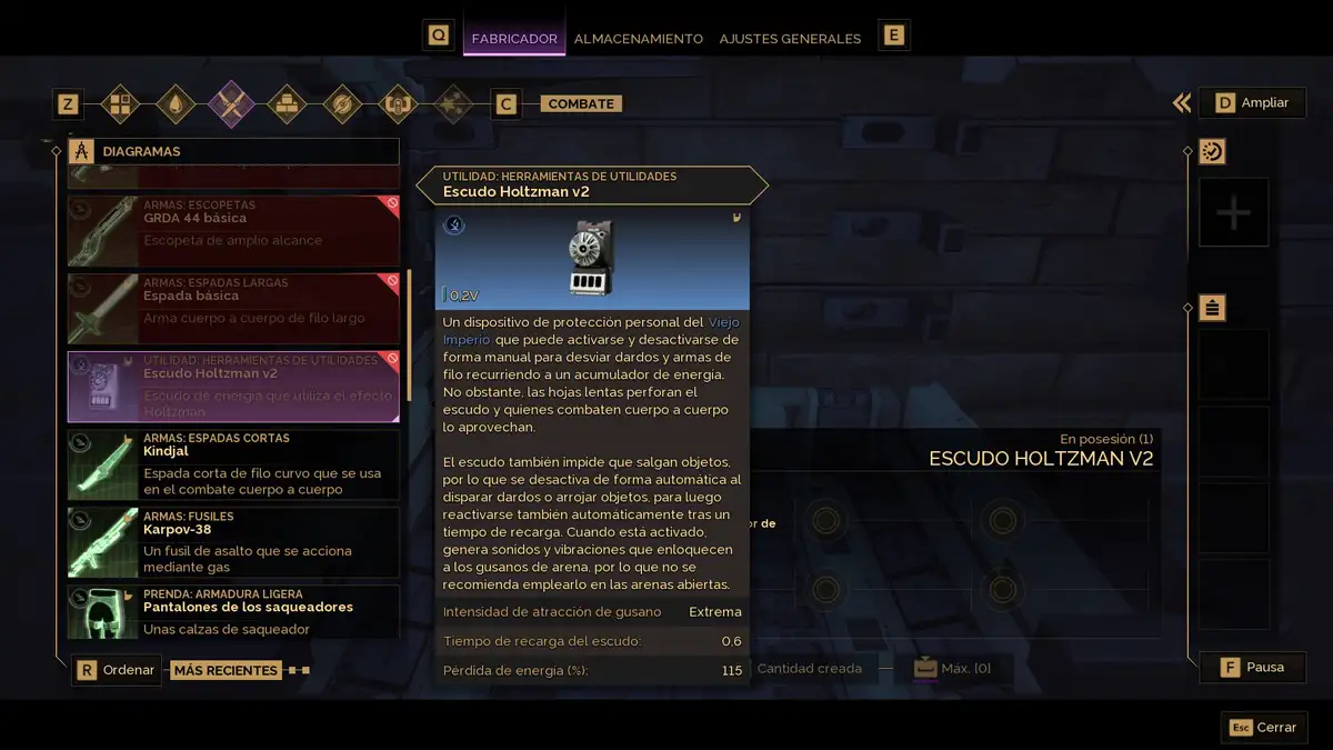 Cómo derrotar enemigos con escudo en Dune Awakening 1 escudos Holtzmann en el dune awakening como craftearlos