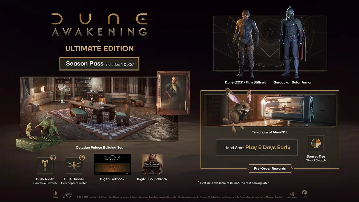 Dune Awakening ya disponible en acceso anticipado para PC 2 Dune awakening edición definitiva que ofrece
