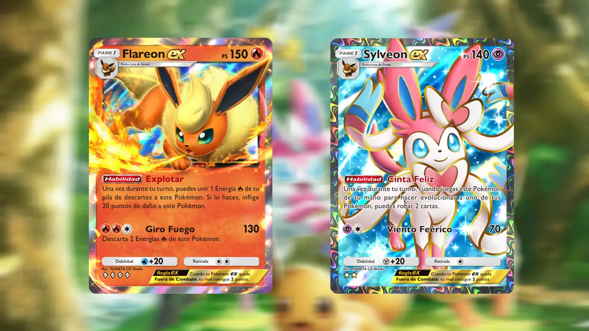Eevee y sus ocho evoluciones llegan a Pokémon Pocket con el sobre 'Arboleda de Eevee' 1 Eevee y sus ocho evoluciones protagonizan el nuevo contenido en JCC Pokemón Pocket