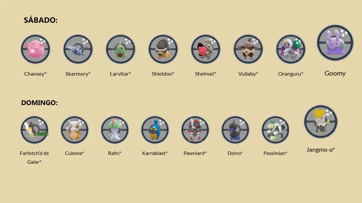 Pokémon GO anuncia huevos especiales para GO Fest 2025 Global 5 Encuentros temáticos por día: Espada vs Escudo