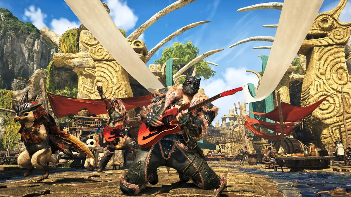 Festival Flamefete recompensas y eventos de Monster Hunter Wilds