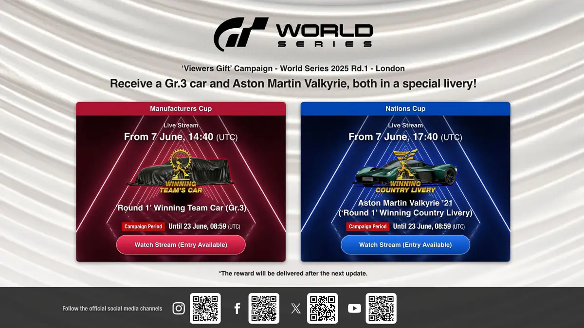 Gran Turismo World Series arranca con espectáculo en Londres 3 Gana coches exclusivos y créditos en Gran Turismo 7 viendo las carreras