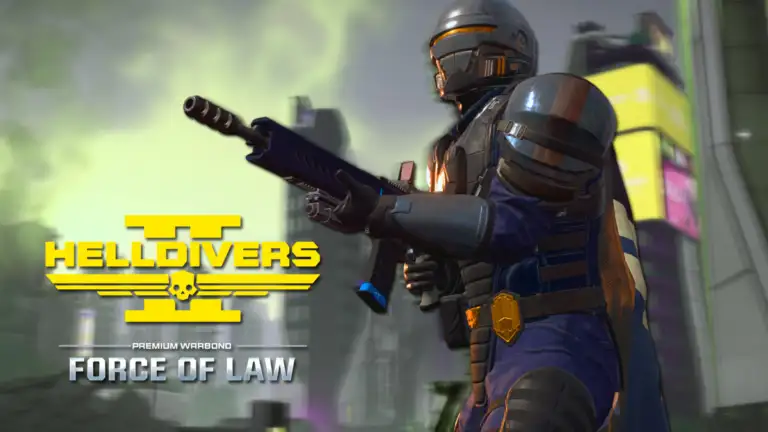 Helldivers 2 lanza Force of Law su nuevo Bono de Guerra con estética de policía futurista