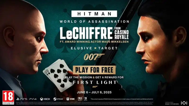 Mads Mikkelsen regresa como Le Chiffre en HITMAN World of Assassination