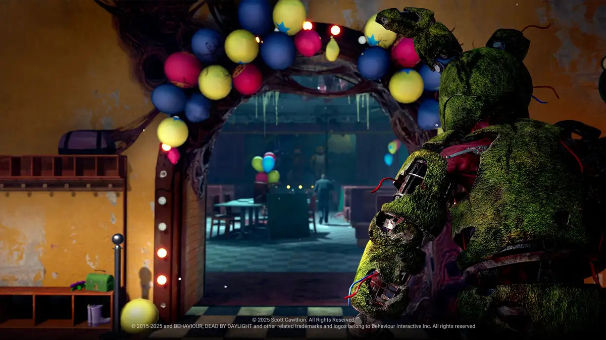 Dead by Daylight recibe a Springtrap de FNAF con nuevo mapa y mecánicas terroríficas 5 Mapa de Freddy Fazbear's Pizza en DBD