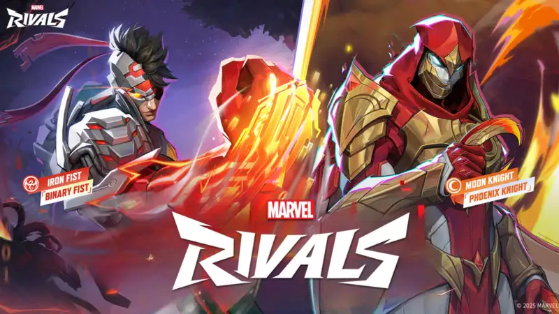 Marvel Rivals lanza nuevas skins para Moon Knight e Iron Fist este 20 de junio