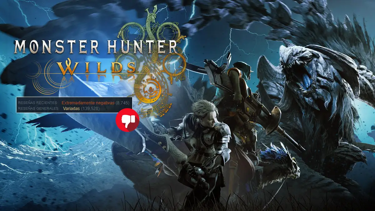 Monster Hunter Wilds se hunde en Steam con valoraciones «extremadamente negativas»