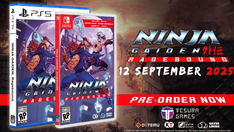 NINJA GAIDEN Ragebound confirma lanzamiento físico en España para PS5 y Switch