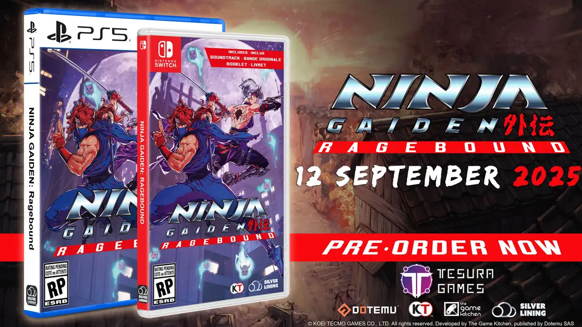 NINJA GAIDEN Ragebound confirma lanzamiento físico en España para PS5 y Switch
