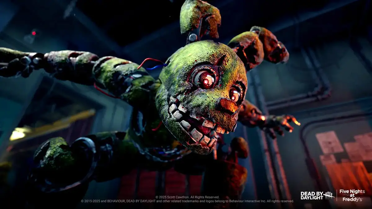 Dead by Daylight recibe a Springtrap de FNAF con nuevo mapa y mecánicas terroríficas 4 Nuevas habilidades del Animatrónico FNAF