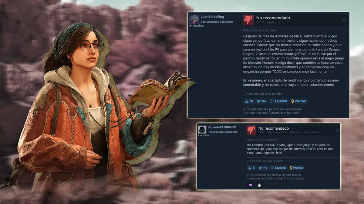 Monster Hunter Wilds se hunde en Steam con valoraciones "extremadamente negativas" 3 Qué dicen los jugadores en Steam sobre Monster Hunter Wilds