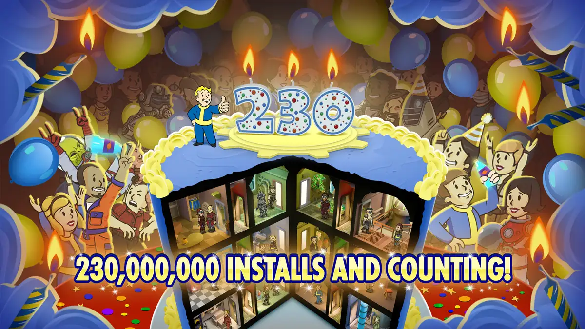 Fallout Shelter cumple 10 años con regalos gratis y descuentos del 70% 3 Fallout Shelter cumple 10 años con regalos gratis y descuentos del 70%