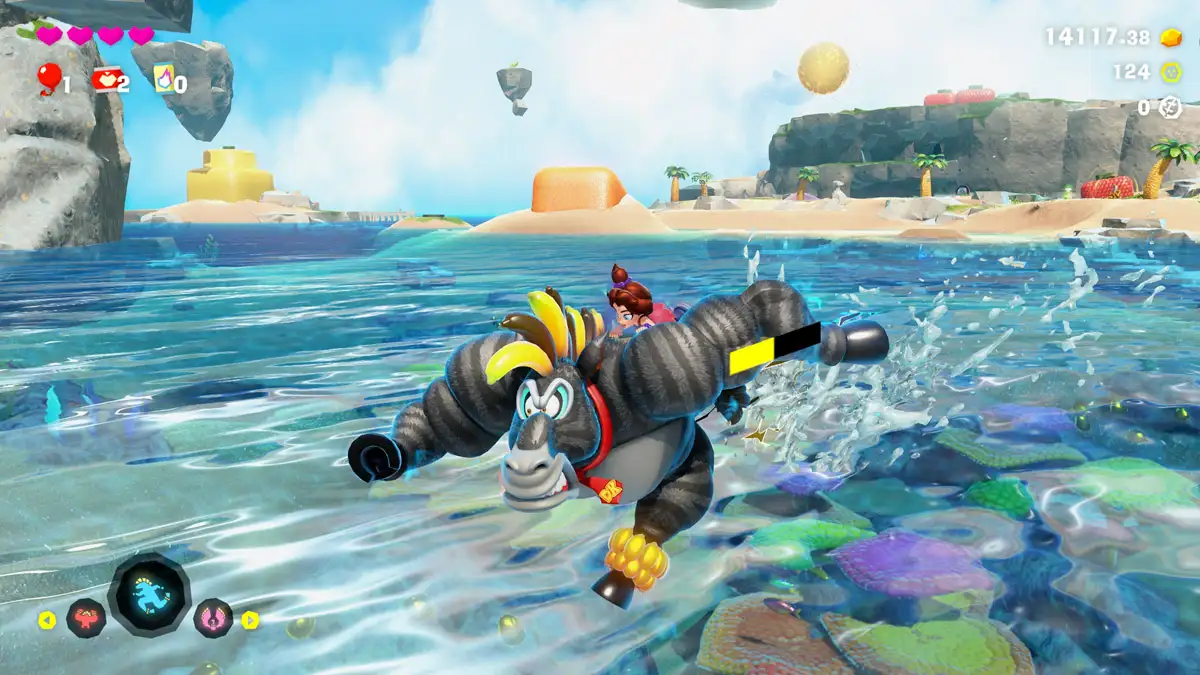 Donkey Kong Bananza muestra todas sus mecánicas y habilidades nuevas 5 Surf Turf y las habilidades de Pauline