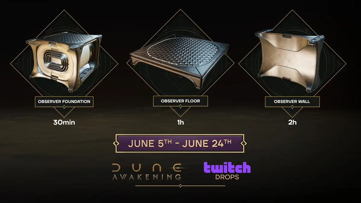 Dune Awakening ya disponible en acceso anticipado para PC 3 Twitch Drops de Dune awakening