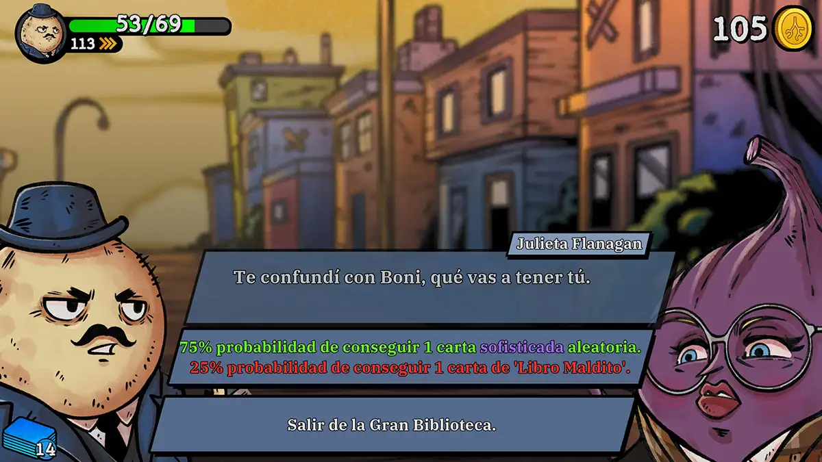 Análisis de Vegangsters – un roguelike de cartas en un mundo de vegetales 4 Los eventos de vegangsters