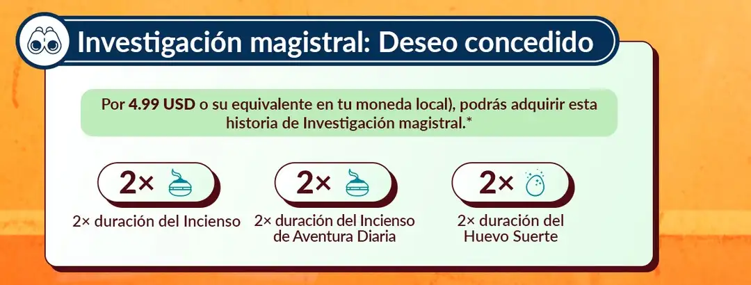 Pokémon GO celebra su 9.º Aniversario: Eventos, bonificaciones y Pokémon exclusivos 6 investigación magistral deseo concedido Pokémon Go