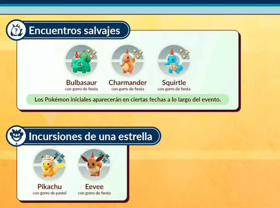 Pokémon GO celebra su 9.º Aniversario: Eventos, bonificaciones y Pokémon exclusivos 3 Pokémon que vuelven de anteriores eventos en Pokémon Go
