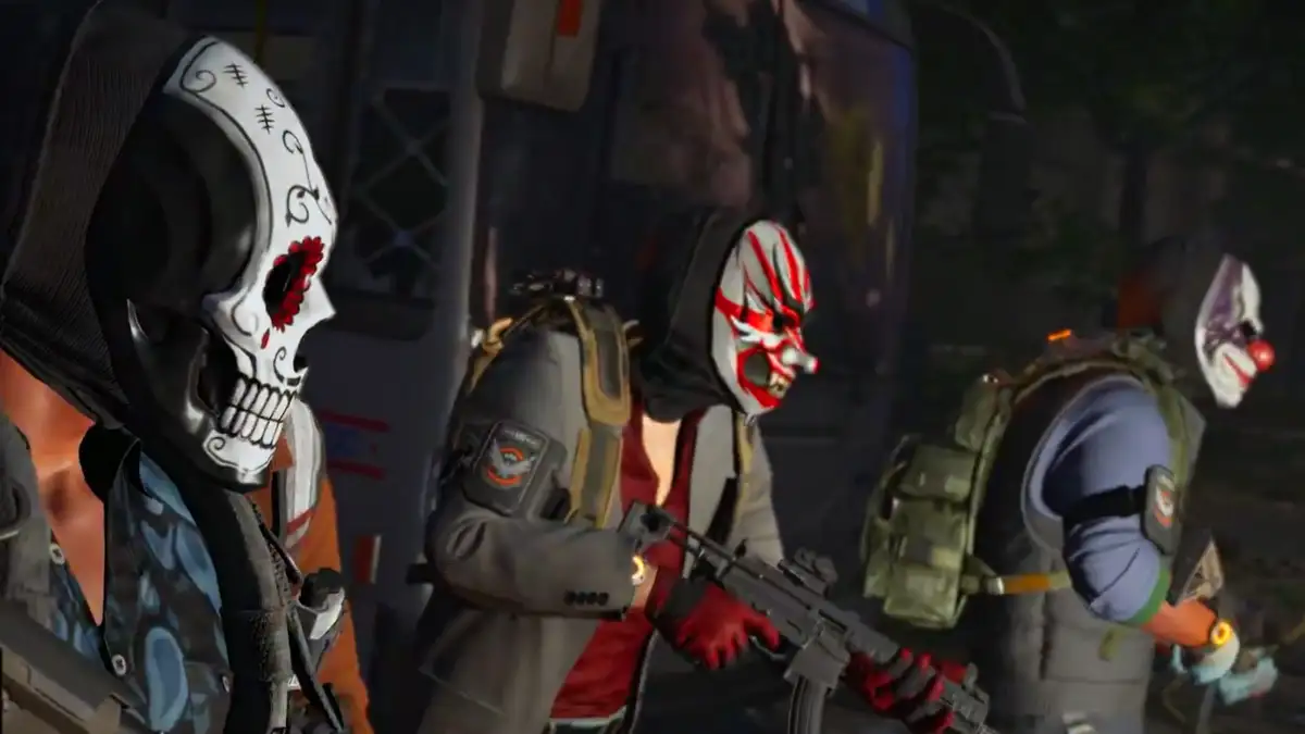 The Division 2 y Payday anuncian crossover con máscaras exclusivas 4 Máscaras Payday llegan a The Division 2 como contenido exclusivo