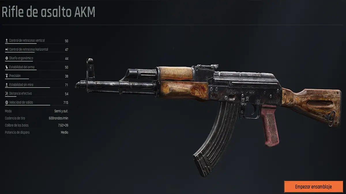 AKM Fusil de Asalto Arena Breakout Infinite